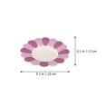 thumbnail image 4 of Miangastore 50Pcs Paper Dish Flower Design For Spring Party Picnic Use Travel Everyday Use, 4 of 8