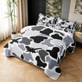 thumbnail image 3 of Manfei Retro Aircraft Camo Quilt King, Countryside Plane Vehicle King Coverlet Set, Gray, 3 Pieces, 1 Bedspread and 2 Pillowcases, 3 of 7