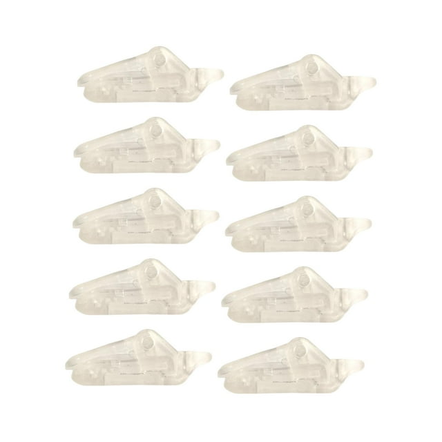 Abrazaderas para Toldos DYNWAVEMX 10 Uds Clips de lona resistentes para exteriores Claro