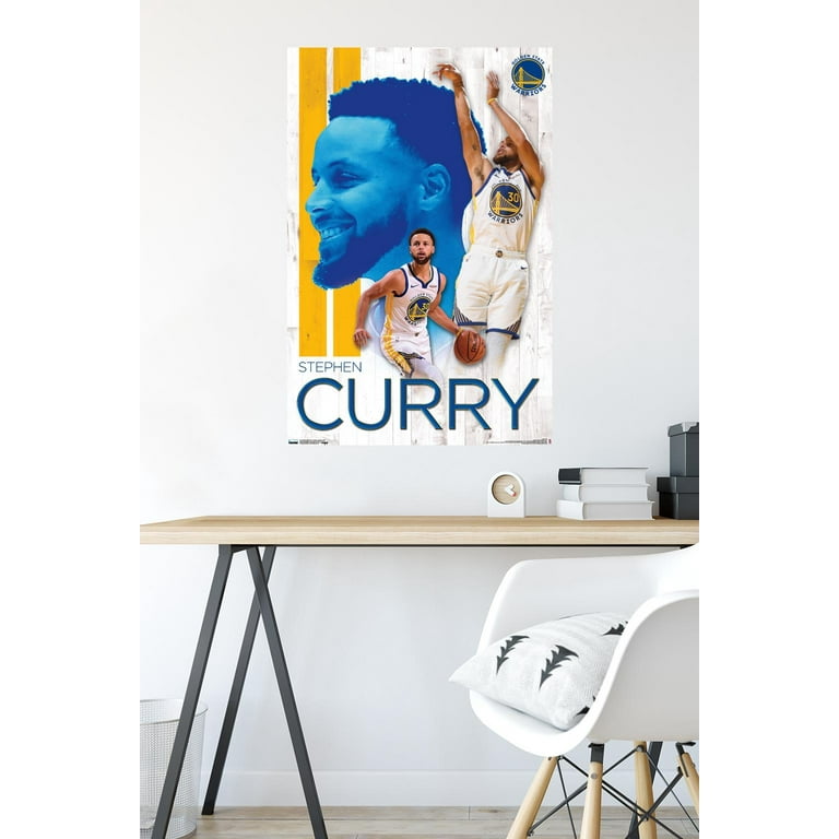 NBA Golden State Warriors - Stephen Curry 18 Wall Poster, 14.725 x 22.375  