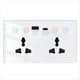 thumbnail image 1 of Enchufe Inteligente Tuya Wi-Fi con USB Tipo C, Enchufe de Pared Universal 4 en 1, Monitor de Potencia, Interruptor Táctil, Color ., 1 of 6