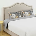 thumbnail image 3 of Yayeee Pillowcase Standard Size Set of 2 Satin Wrinkle Resistant Pillow Case, Cute Ghosts, 3 of 7