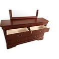 thumbnail image 4 of Pemberly Row Modern / Contemporary 6 Drawer Dresser in Cherry, 4 of 7