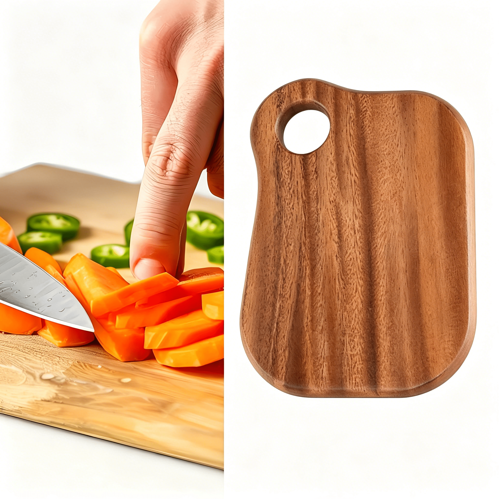 ACDANC 2026 New Wood Cutting Board Cheese Board Serving Board,Food Serving Tray,Chopping Block Small Bread Board for Steak Cheese Meat Fruit for Kitchen,Dining,Party,Home,Walnut S