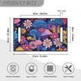 thumbnail image 5 of Yuyamidu Mushroom Golf Cart Seat Cover Hippie Flowers Bench Seat Cover Travel Sports Microfiber Cart Seat Towel/Seat Blanket, 5 of 5