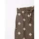 thumbnail image 5 of HH TRAF Pantalones rectos de cintura alta con estampado de moda de verano para mujer, con cordón y bordado, pantalones largos hasta el tobillo con bolsillos elegantes para mujer, 5 of 5