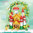 thumbnail image 1 of 4Sets Castle Building Blocks Toy Diy City Model Set Fairy Tale Princess Castle Building Bricks For Girl Toy Christmas Gift, 1 of 5