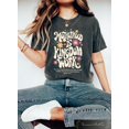 thumbnail image 1 of T-Shirt Rétro Confort la Maternité Est Royaume, T-Shirt Maman Chrétienne, Encourageant Maman T-S - comme sur l'Image - 2TG, 1 of 4