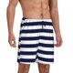 thumbnail image 2 of Fotbe Navy Blue And White Stripes Pantalones Cortos de Pijama para Hombre, Ropa de Dormir, Pantalones de Pijama Cortos para Hombre-XX-Large, 2 of 6