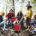 thumbnail image 2 of Portable Round Ceramic Charcoal Grill,  Perfect for Outdoor Camping or Picnic, Evenly Distributes Heat for Traditional Grilled Flavor with a Lid for Easy Storage, 2 of 9