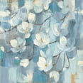 thumbnail image 2 of Hristova, Albena 12x12 Black Ornate Wood Framed with Double Matting Museum Art Print Titled - Magnolias in Spring I, 2 of 4
