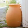thumbnail image 1 of Algreen Castilla 50 Gallon Plastic Rain Water Collection Barrel, Terra Cotta, 1 of 4