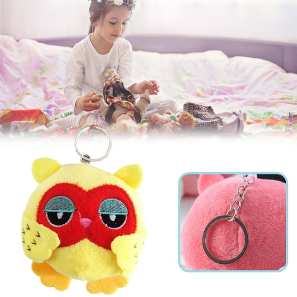 Lindo Búho Juguete Dibujos Animados Búho Animal Felpa Llave Colgante Cartera Accesorios Gran Regalo Para Niños O Amigos 8Cm Minnieouse AP008081-03