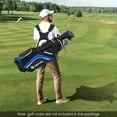 thumbnail image 3 of Costway Lightweight Golf Stand Bag with 14 Way Top Dividers 6 Pockets Cooler Bag Rain Hood Blue, 3 of 10