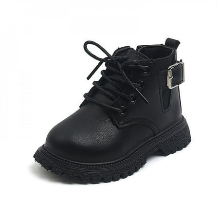 

Clearance Sale Retro Children s Solid Color Boots Fashion Short Boots Martin Boots