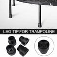 thumbnail image 4 of Paquete de 10 puntas para patas de trampolín, de goma antideslizante, fáciles de instalar, de látex resistente para patas redondas de 2,5 cm, color negro., 4 of 5
