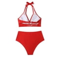 thumbnail image 4 of Bikini OAVQHLG3B Store Mujer Halter Fruncido Sin Aros, 4 of 4