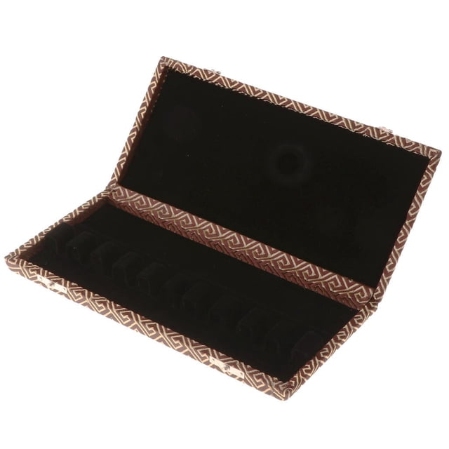 Caja De Caja De Caa De Fagot De Madera De 1 Pieza Para Almacenamiento De 10 Caas Sunnimix Estuche de caña para fagot