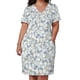 thumbnail image 2 of Royals-Vestido largo holgado con bolsillo para mujer traje informal de verano con patrón de escudo fondo blanco, 2 of 6