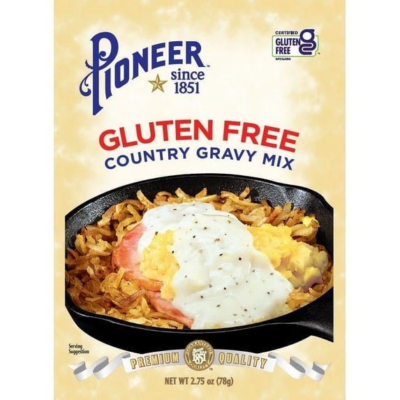Pioneer Gluten Free Country Gravy Mix 2.75 oz. (2 PACK)