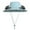 Blue, variant on Solar Fan Hat for Men/Women - Wide Brim Fishing Hat with Dual USB/Solar Powered Fans, UPF50+ Sun Protection & 3-Speed Cooling - Outdoor Gardening, Hiking, Golf Accessories (Adjustable 22-24in)