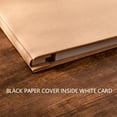 thumbnail image 4 of LiUMX Self-Adhesive Magnetic Scrapbook Album | DIY Photo Album for 3x5 4x6 5x7 6x8 8x10 Photos | 40 Pages Linen Cover | 11x10.6 Inch Size | Perfect for Travel Wedding Memory Books, 4 of 5