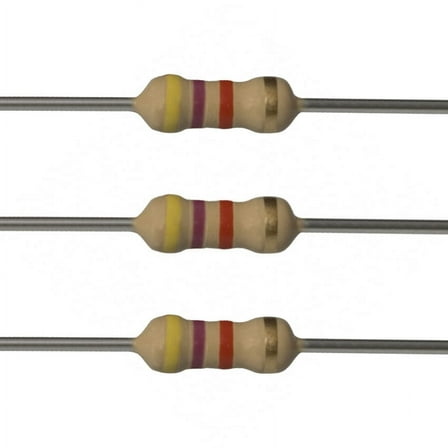 E-Projects 25EP5014K70 4.7k Ohm Carbon Film Resistors, 1W, 5% (Pack of 25)