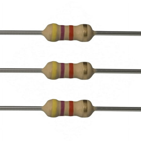 E-Projects 100EP5014K70 4.7k Ohm Carbon Film Resistors, 1W, 5% (Pack of 100)