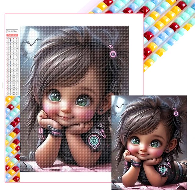 5D DIY Con Cuentas Cuadradas Kit Del 45x55cm