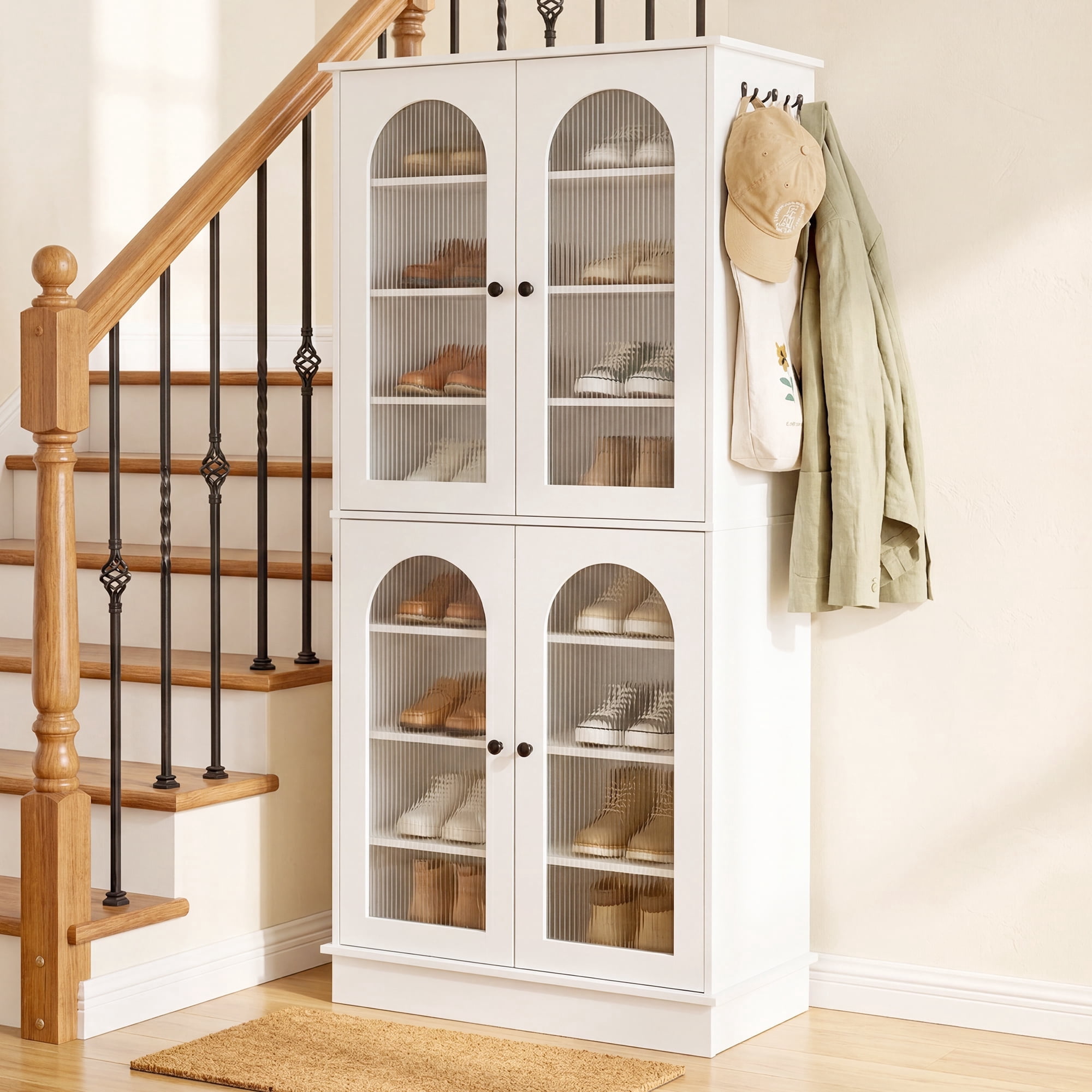 IKEA, STÄLL Shoe Cabinet, 3 Compartments, White, 2206.23262.204