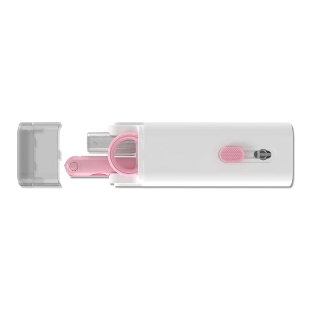 Matsuzay Bolígrafo de limpieza de auriculares 7 en 1, plástico, multifuncional, de mano, para teclado de ordenador, accesorios de cepillo Computadoras y accesorios Rosado