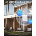 thumbnail image 3 of Extensor WiFi exterior WAVLINK 2025 AX1800 IP67 a prueba de agua, 3 of 8