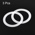 thumbnail image 3 of Uxcell Gasket Seal Coffee Maker White Silicone Ring  62x80.5x2.5mm for 9-Cup Aluminium Coffee Pot, Pack of 3, 3 of 5