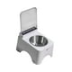 thumbnail image 4 of Cuenco para gatos con soporte elevado, recipiente para bocadillos, plato de comida para gatos, cuenco de alimentación para mascotas Tazón de acero inoxidable, 4 of 9