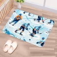 thumbnail image 5 of Ice Hockey Polyester Non-Slip Office Mat & Kitchen Rug, Machine Washable Door Mats, 5 of 6