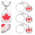 thumbnail image 3 of 3pcs National Flag Keychains Canada Key Rings Keychain Pendants Car Pendants, 3 of 4