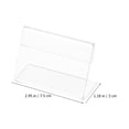 thumbnail image 3 of Shisuyan Place Card Holder Acrylic 25Pcs 2.95X2.16X1.18in, 3 of 9
