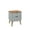 Grey and Caramel, variant on Solid Wood Nightstand – 2 Drawer Modern Bedside Table for Bedroom, Apartment or Small Spaces