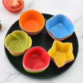thumbnail image 3 of 7pcs/set Silicone Molds for Muffins, Round Muffin Baking Molds B 7PCS, 3 of 5