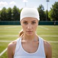 thumbnail image 2 of Unique Bargains 1 Pc Breathable Headband Wide Tie Headband for Sport White, 2 of 5