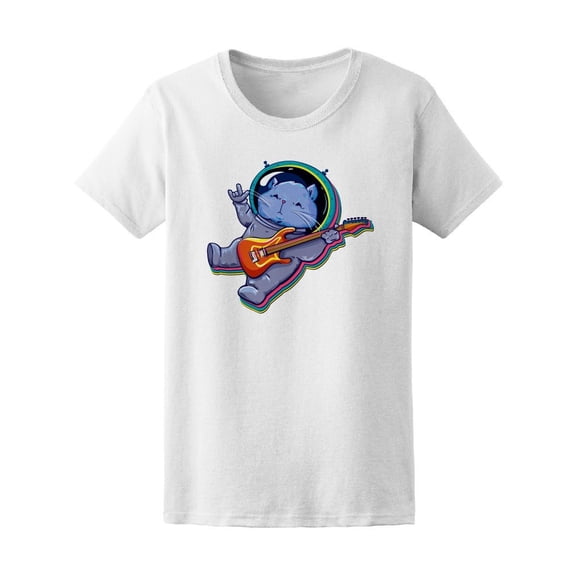 Rocking Space Cat Tee Men's -Image by Shutterstock