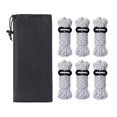 thumbnail image 1 of Pack Guylines Tent Cords Camp ajustador tensor para camping blanco Sunnimix Cuerda de tienda Guyline, 1 of 8