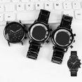 thumbnail image 4 of Correa de reloj de cerámica lindejuan con estuche para pulsera Armani Black Samurai AR1507 AR1509 AR11155 22 mm, 4 of 5