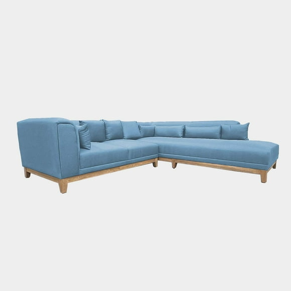 Sala Esquina Zazyl Normal Curri Oceano - DC Inlab Muebles Modelo D