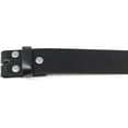 thumbnail image 4 of Leather Belt Strap with Smooth Grain Finish 1.5" Wide with Snaps Black-XXL, 4 of 4