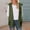 Green, variant on Womens Sweatshirts Coat Sleeveless Hooded Fleece Lined With Pocket Solid Color Loose Jacket for Winter Fall