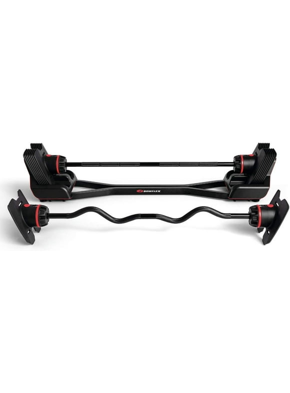 Bowflex SelectTech 2080 Barbell with Curl Bar, 20 to 80 lbs, Free 2-Month JRNY Membership