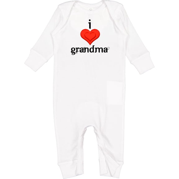 Inktastic I Love Grandma Baby Romper Coveralls
