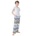 thumbnail image 3 of FORMRS Boys Pajama Pants with Pockets Size 13-14Y Kids Lounge Sleep Bottoms, Winter Village, 3 of 8