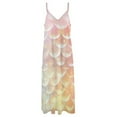 thumbnail image 4 of Mermaid Fish Scales Sleeveless Dress Woman Fashion Long Dresses Women's Summer Suit Dress Summer 2025 Women, 4 of 7
